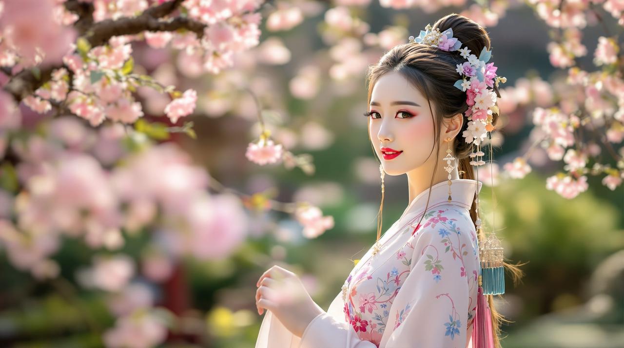 小米影视古风汉服摄影教程：如何在普通公园拍出大片感